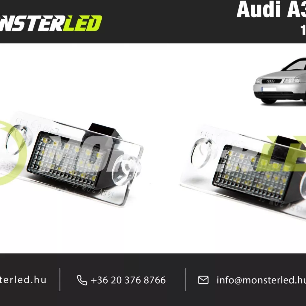 Audi A3 LED rendszámtábla világítás (8L)
