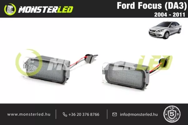 Ford Focus LED rendszámtábla világítás