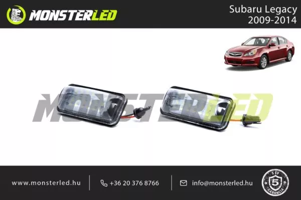 Subaru Legacy LED rendszámtábla világítás