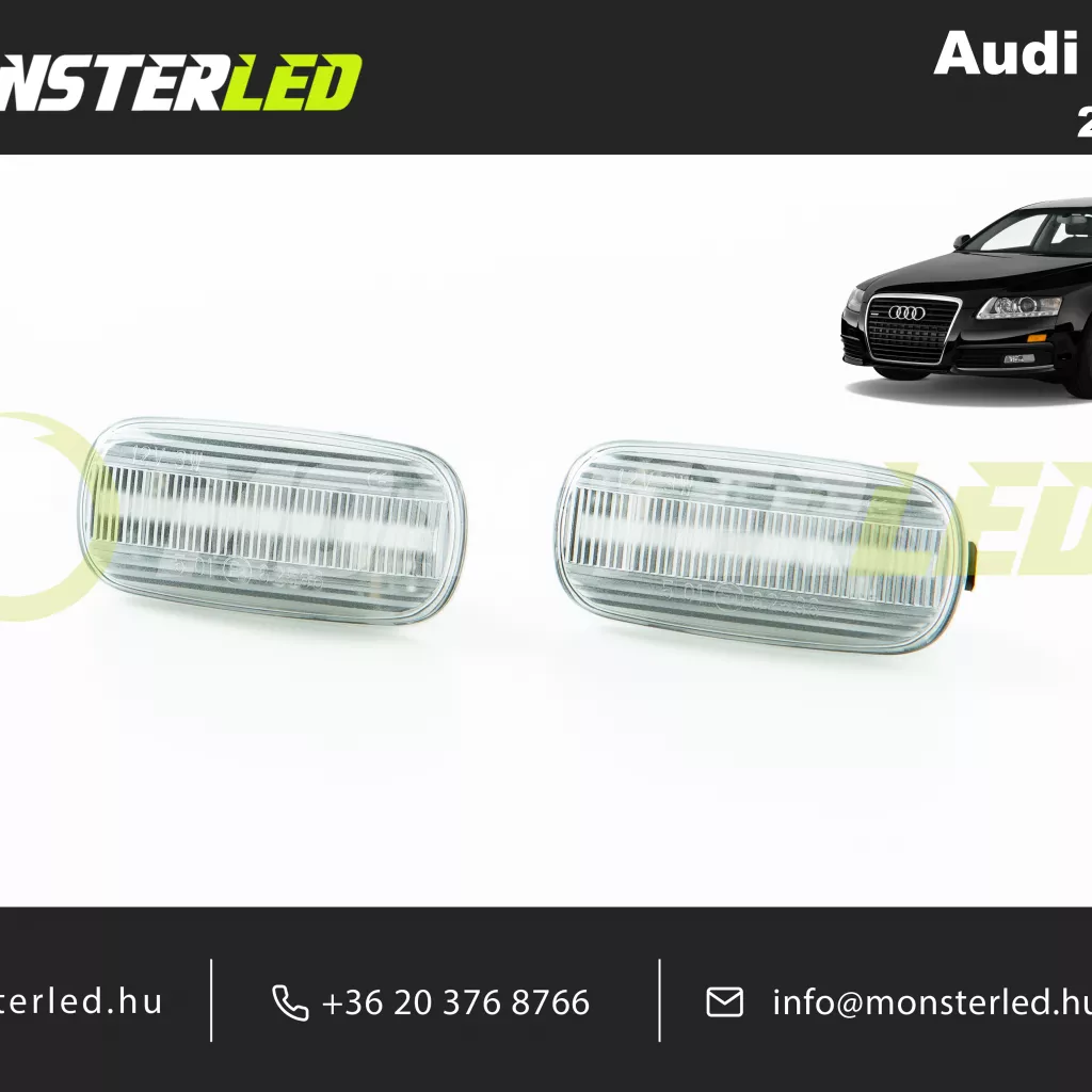Audi a6 c6 led index atlatszo