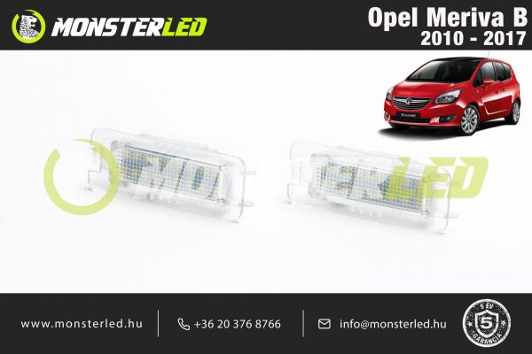 Opel meriva b led rendszamtabla vilagitas 1