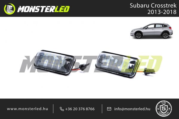 Subaru Crosstrek LED rendszámtábla világítás