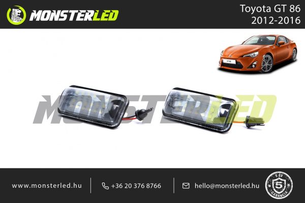 Toyota GT86 led rendszamtabla vilagitas