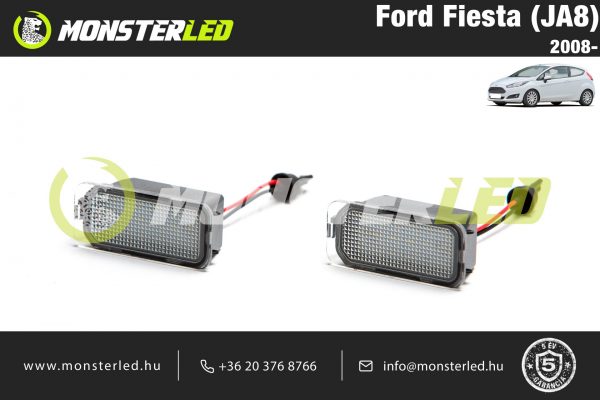 Ford Fiesta LED rendszámtábla világítás