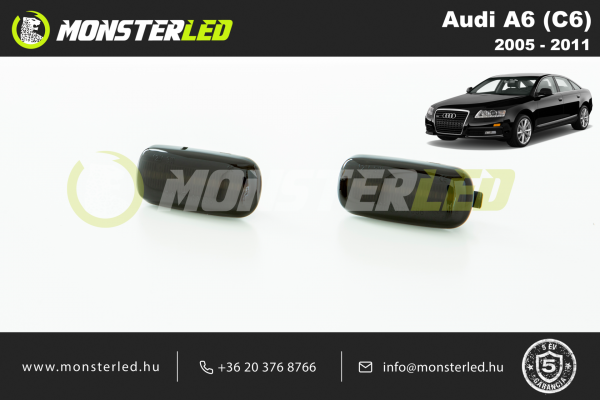 Audi a6 c6 led index sotet 1