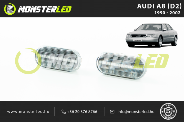 Audi A8 (D2) oldalsó áttetsző index