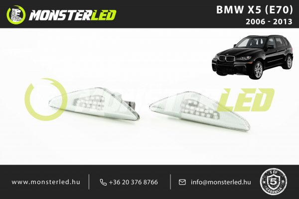BMW X5 e70 LED oldalsó index