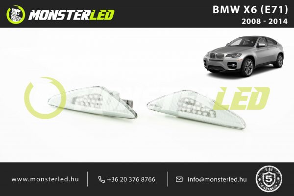 BMW x6 e70 LED oldalsó index