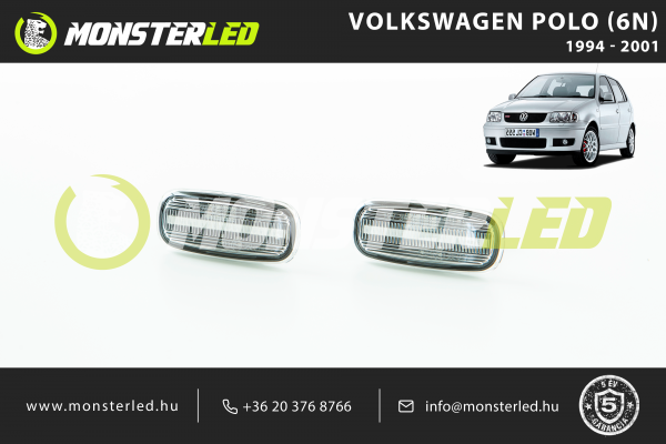 VolksWagen Polo (6N) áttetsző oldalsó index