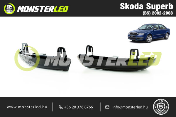 skoda superb led tukor index sotetitett